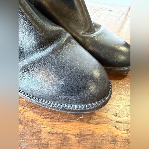 Coach Prudence Ankle Black Leather Boots Women’s Size 7.5 **piling inside - Picture 6 of 14